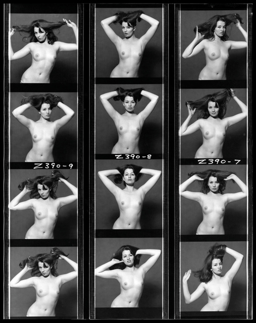 Christine Keeler Contact Sheet, 1964